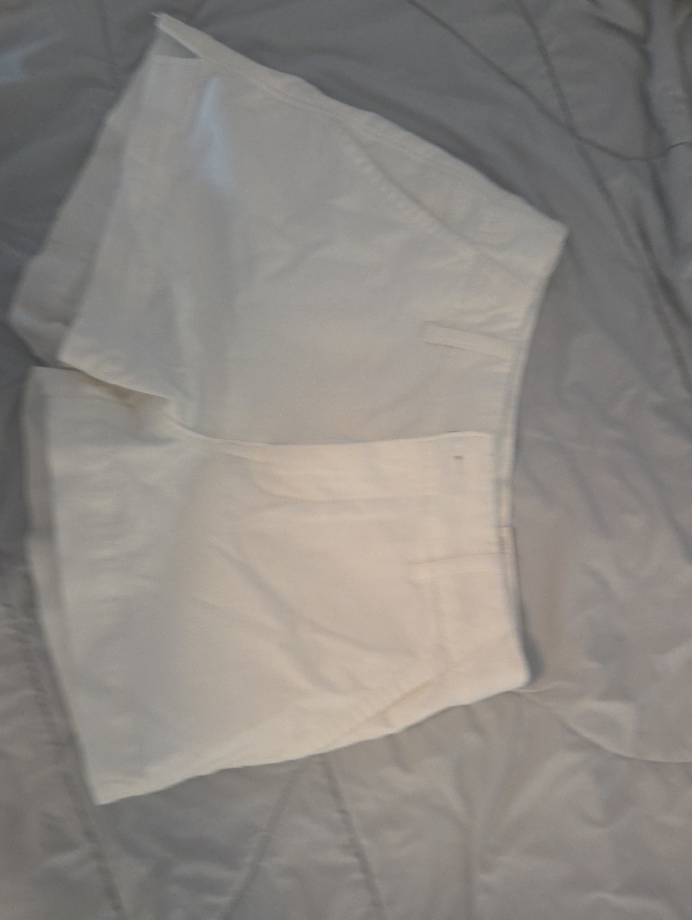 American Eagle Outfitters White High-Waist Shorts